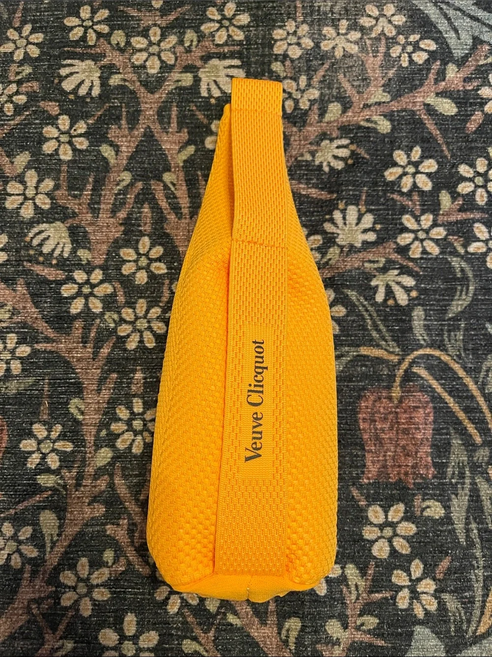 Veuve Clicquot Orange Bottle Cooler Sleeve with Carry Handle